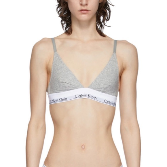 Calvin Klein Triangle Bralette - Picture 1 of 7